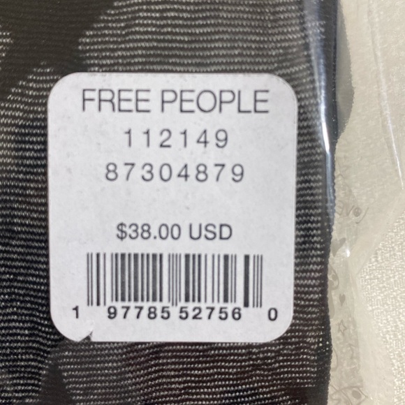 Lot of 3 Pairs--FREE PEOPLE Women’s Black Tights MSRP $114 BLACK Size OS - Picture 6 of 6